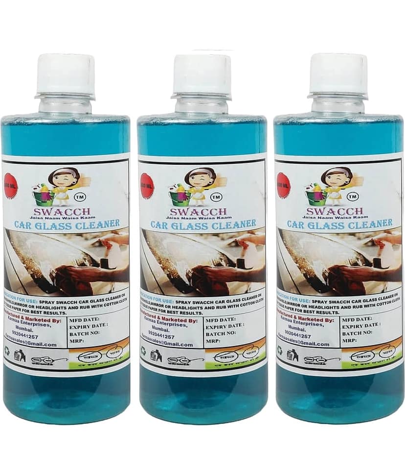 SWACCH Glass & Windshield Cleaner 1.5L ( Pack of 3 )