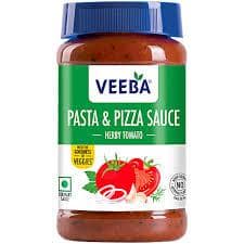 Veeba Pasta & Pizza Sauce Herby Tomato| Red Pasta Sauce Herb, 525 G