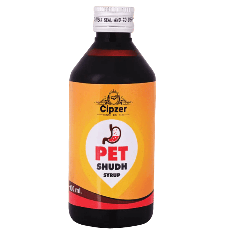 Cipzer Pet Sudh Syrup (200ml): Gentle & Effective Relief for Constipation, Acidity & Digestive Health