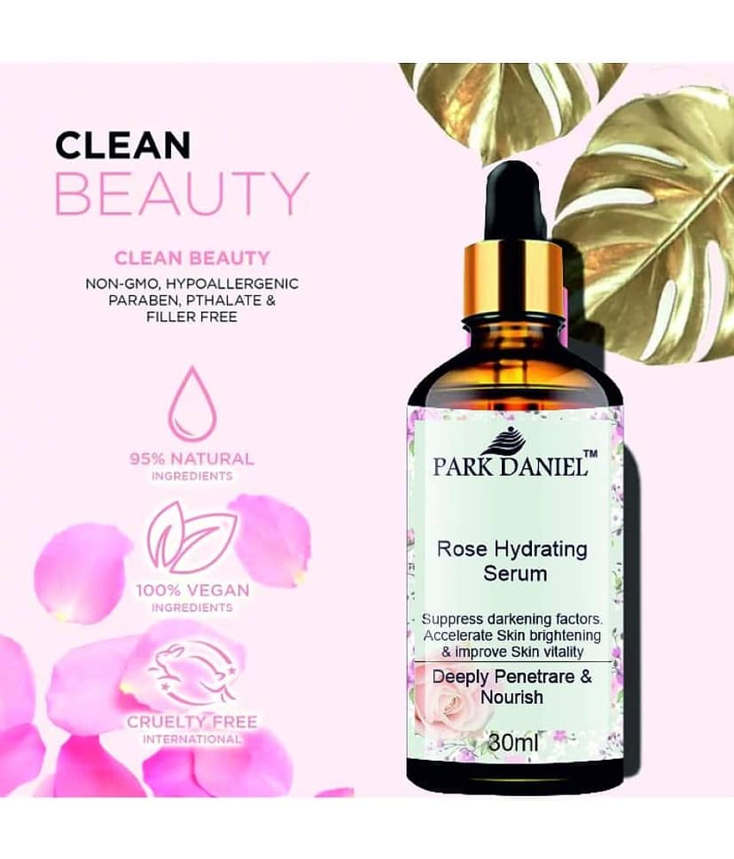 Park Daniel Face Serum Rose Water Pigmentation Reducing For All Skin Type ( Pack of 1 ) view 2