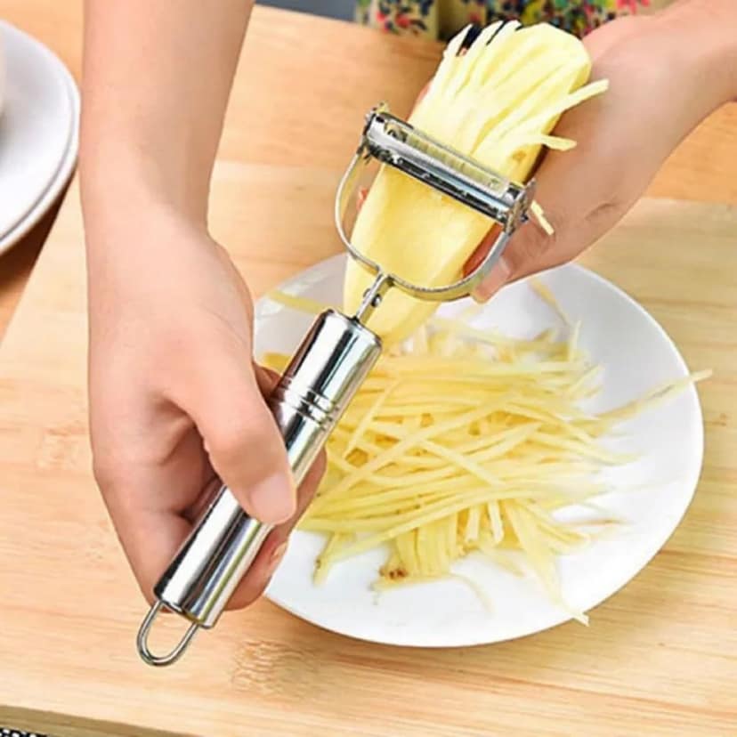 Premium Stainless Steel 2 in 1 Vegetable and Fruit Peeler