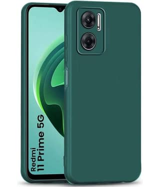 ZAMN - Plain Cases Compatible For Silicon Xiaomi Redmi 11 PRIME 5G ( Pack of 1 )