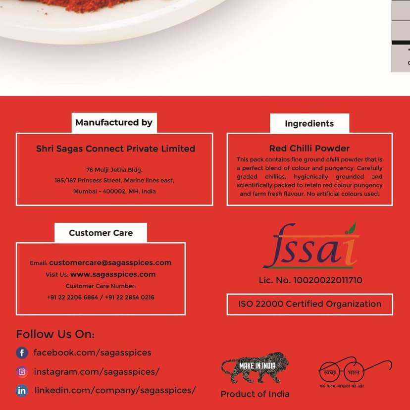 Red Chilli Medium Powder view 3