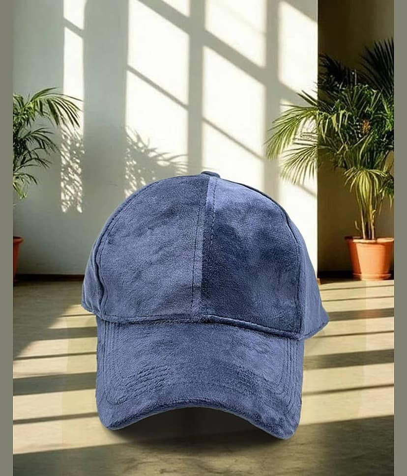 Bolax Pack of 1 Suede Men's Cap ( Red )