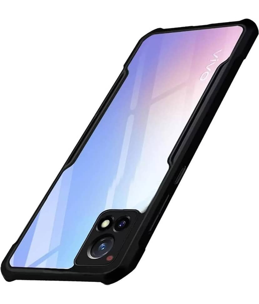 ZAMN Hybrid Covers Compatible For Polycarbonate Vivo Y72 5G ( )