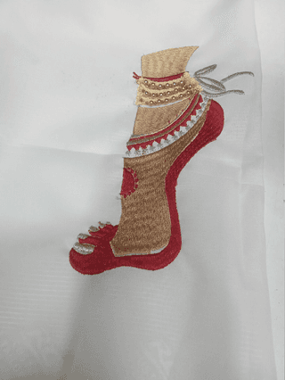 Mata foot with ghooghru