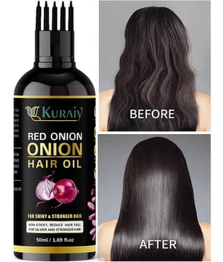 KURAIY ONION All Type of Hair Problem Herbal Anti Dandruff Hair Oil 50 ML Hair Oil PACK OF 1