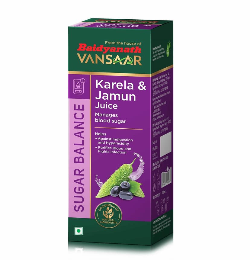 Baidyanath Vansaar Karela & Jamun Juice 1 Ltr