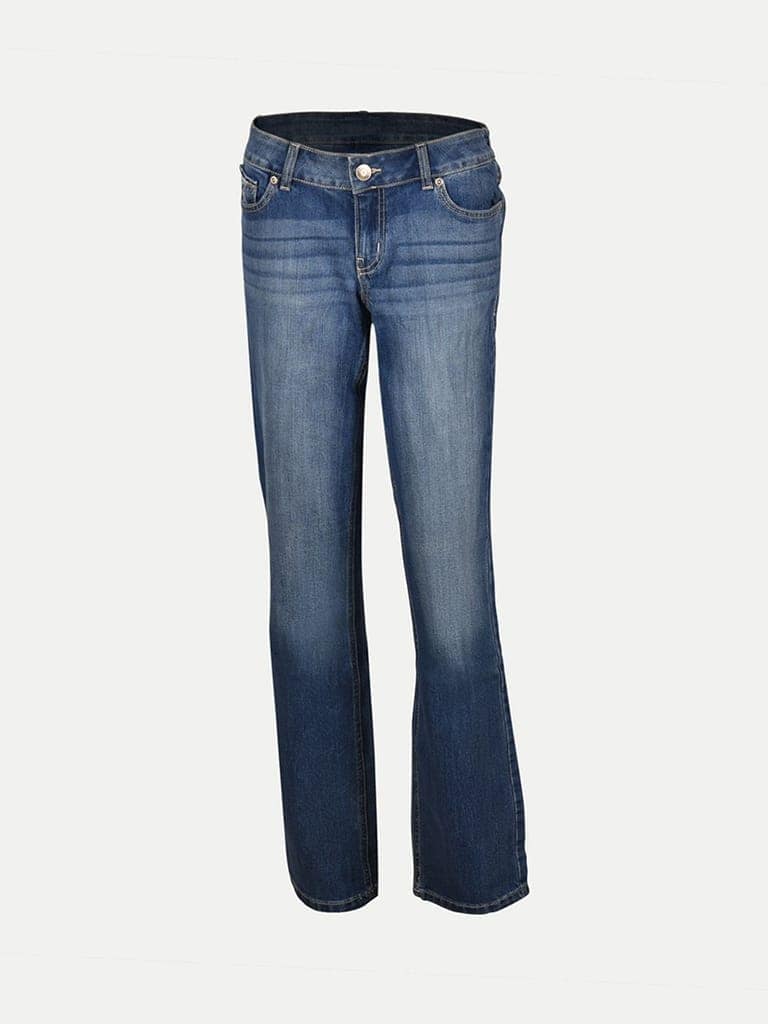 Women Light Blue Denim casual Pant