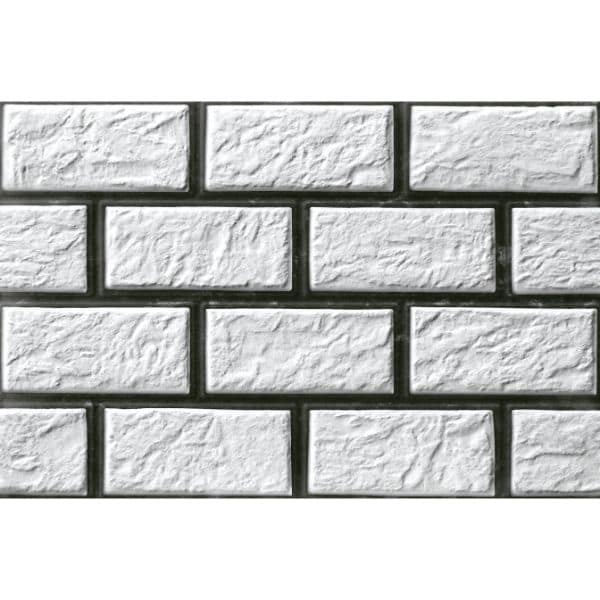 Orientbell Wall Tiles EHM Brick White 5 Pcs view 2