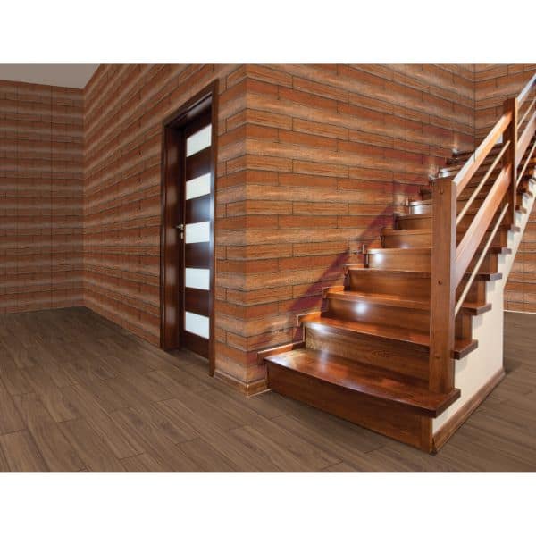 Orientbell Wall Tiles EHM Wood Natural Brown 5 Pcs