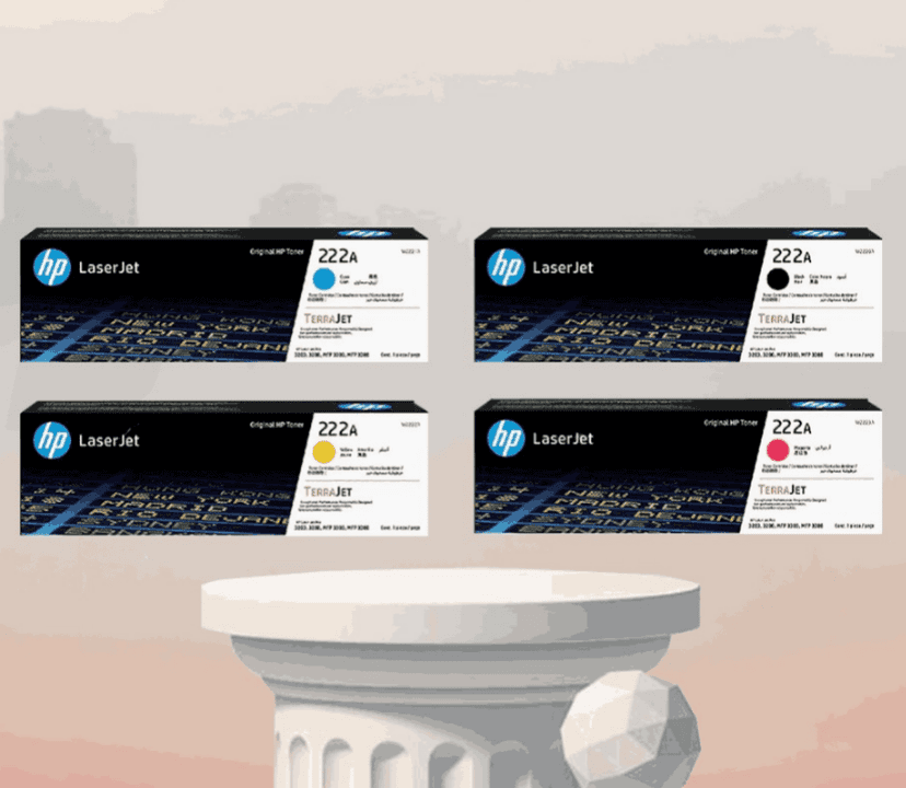 HP 222 Original CMYK Toner Cartridge Set (Black, Cyan, Magenta, Yellow) for HP Color LaserJet Pro 3203dn, 3203dw, MFP 3303fdn, 3303fdw view 5