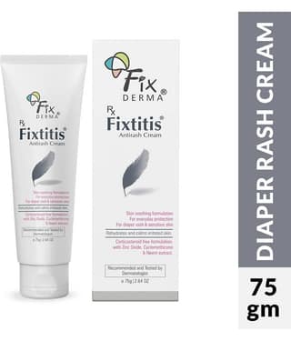 Fixderma Fixtitis Anti Rash & Diaper Rash Ceam for Baby 75g, (Pack of 1)