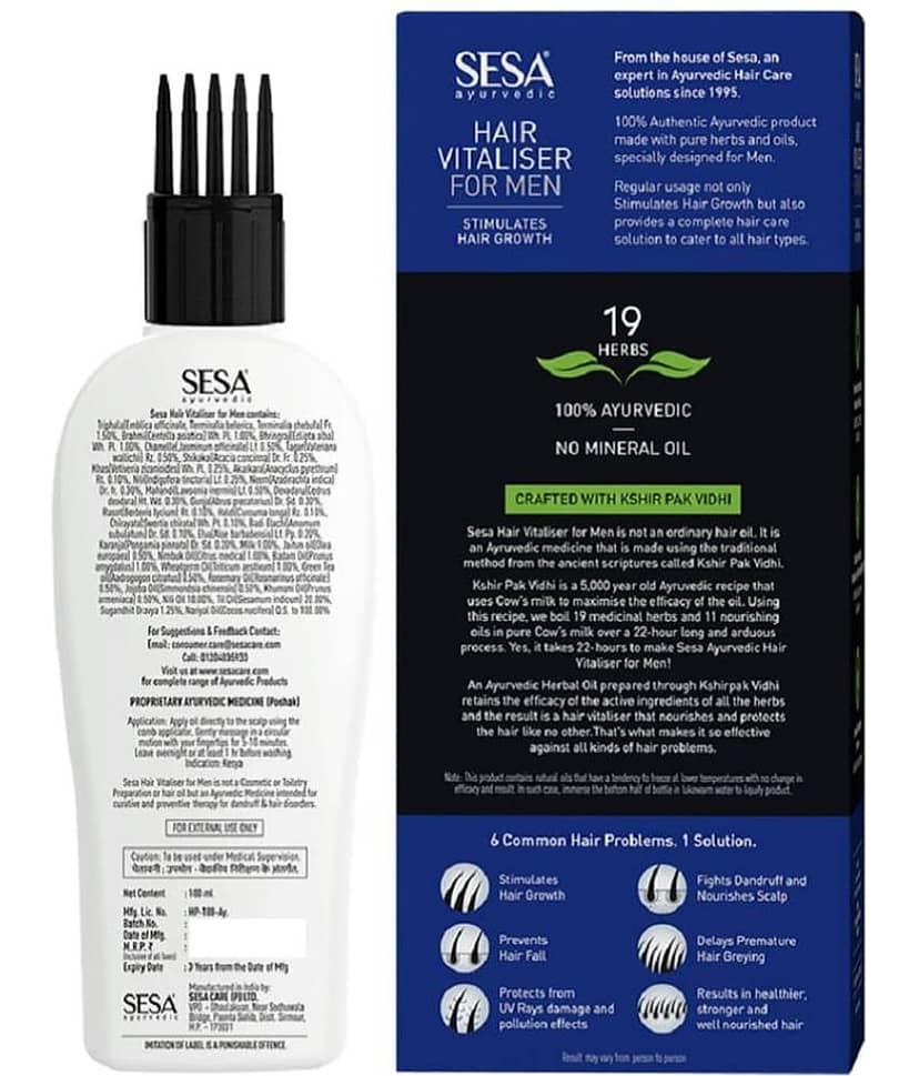 Sesa - Hair Growth Bhringraj Oil 100 ml ( Pack of 1 ) view 2