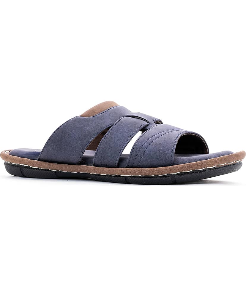 KHADIM - Blue Men's Slide Flip Flop