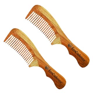 EcoCadenza Pure Neem French Comb Treated With Oil and Herbs.