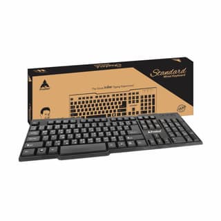 ProDot KB-Choice QWERTY �Made in India� Keyboard with 104 Low Profile Keys, Spill Resistant Design for Windows, Mac, PC, Laptop
