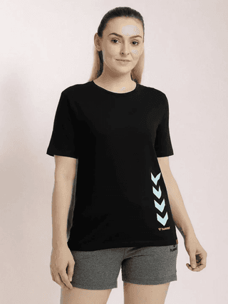 Tany Round Neck Cotton Rich Half Sleeve Solid Regular fit Cottonpoly T-shirt for Women Comfortable soft Breathable Fabric Stretchable for Everyday Use Ideal for Casualwear
