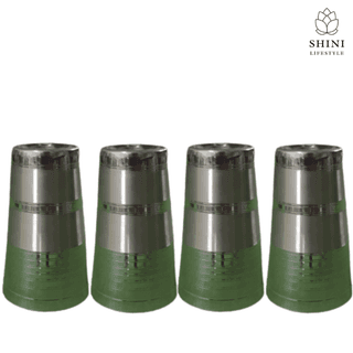 SHINI LIFESTYLE (Pack of 4) LASSI GLASS, JAMBO RBT PRIYA Glass Set Water/Juice Glass