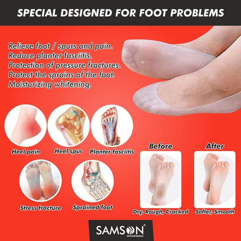 Silicone Socks (Pair) view 2