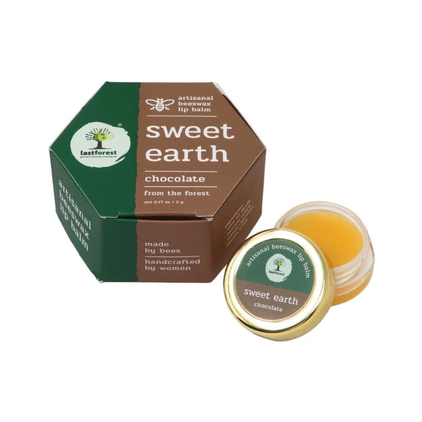 Last Forest Beeswax Natural Lip Balm for Men & Women 5g | Organic & Natural | Non-sticky | 24 Hrs Lip Moisturizer For Dry And Chapped Lips | SPF with Vitamin A | Nourish & Protect (Chocolate) view 3
