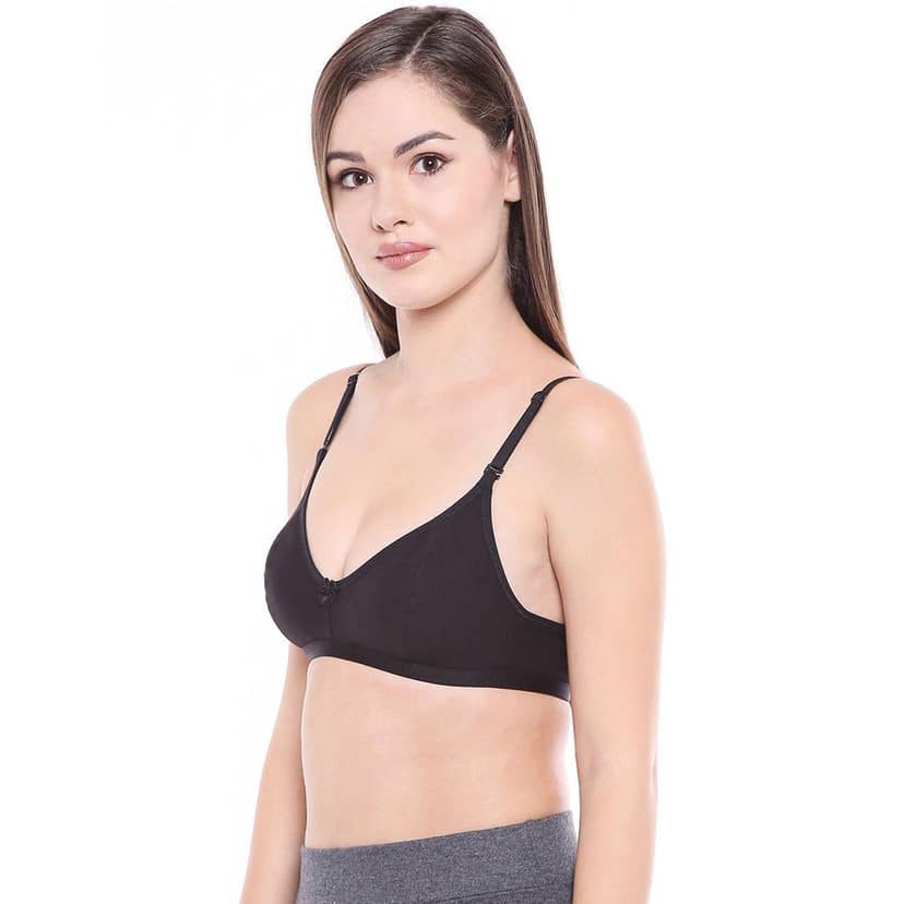 Bodycare Women Cotton Spandex Full Coverage Non Padded Regular Bra E1575B view 2