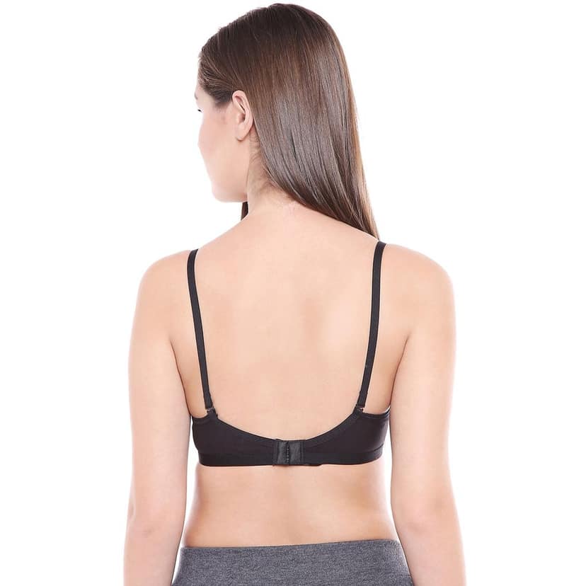 Bodycare Women Cotton Spandex Full Coverage Non Padded Regular Bra E1575B view 3