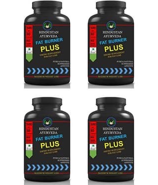 Hindustan Herbal FAT BURNER PLUS 0.4 kg Unflavoured Pack of 4