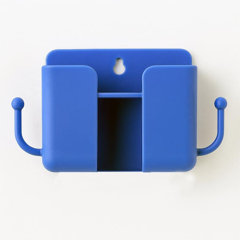 1 Pc Blue Wall mount Mobile Stand With Hook view 5