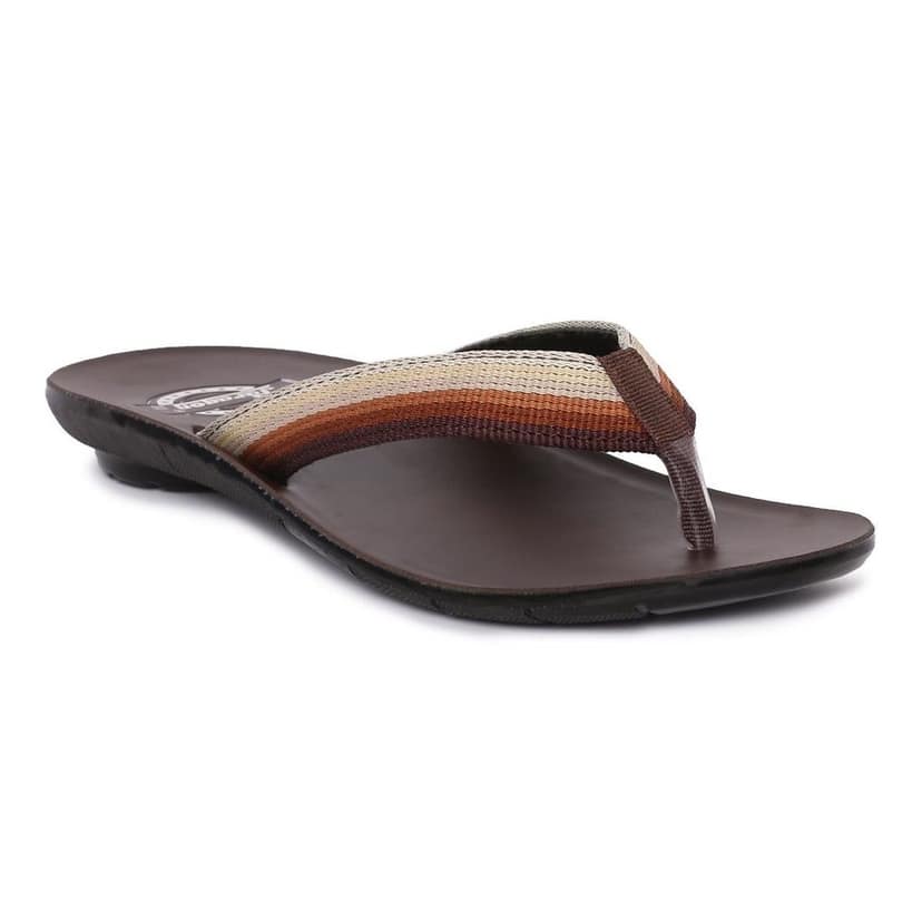 Paragon Vertex Men's Brown Slippers