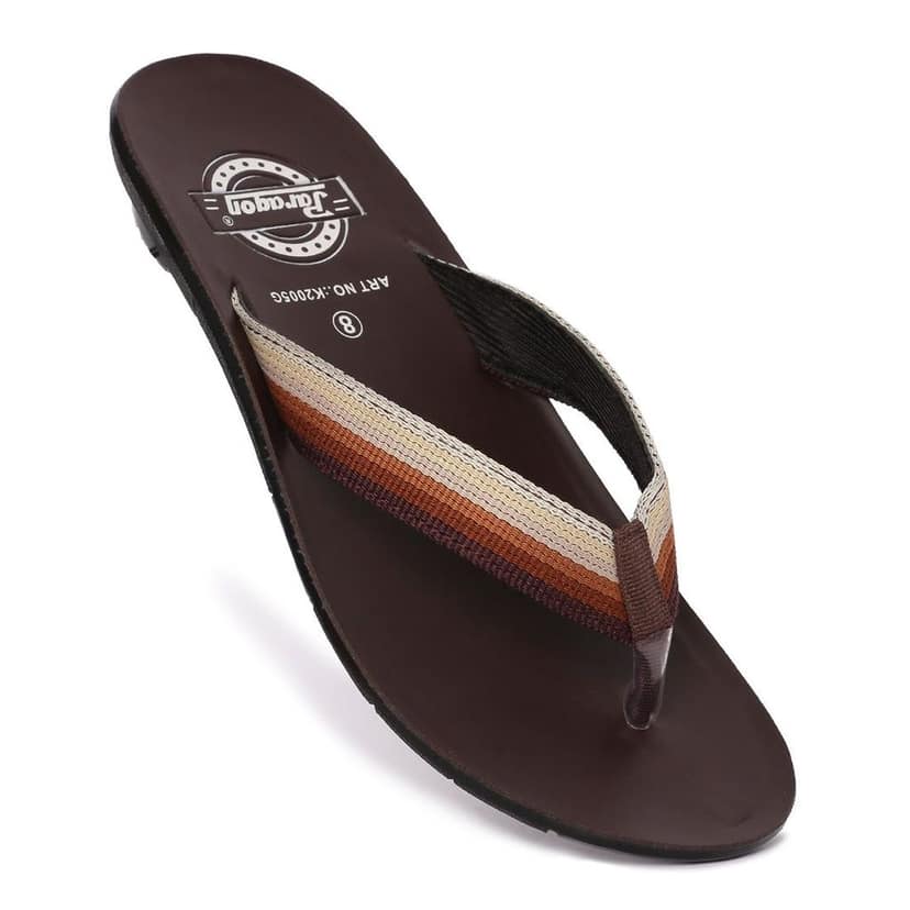 Paragon Vertex Men's Brown Slippers view 5