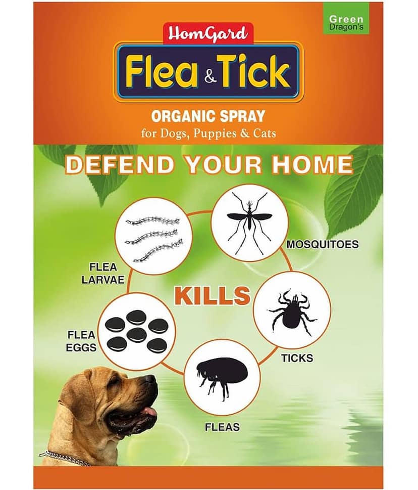 Green Dragon Tick Spray HomGard for Dogs, and Cats view 4