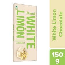 AMUL WHITE LIMON CHOCOLATE 150GM