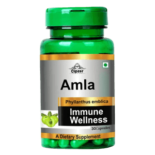 Cipzer Amla (60 Capsules): Your Daily Natural Vitamin C Boost for Immunity, Glowing Skin, & Digestion