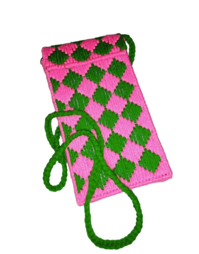 ASOMI HAND MADE MOBILE SLING BAG (PINK) view 2