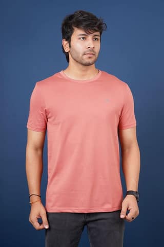 Men's Cayon Rose Pima Cotton Crew Neck with Logo