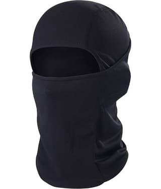 PROGIENCE - Black Polyester Anti Pollution Mask ( Pack of 1 )