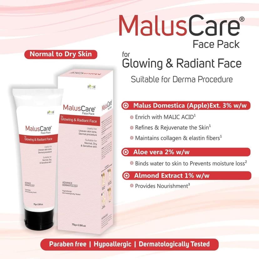 Vegetal MalusCare Face pack 75g. view 7