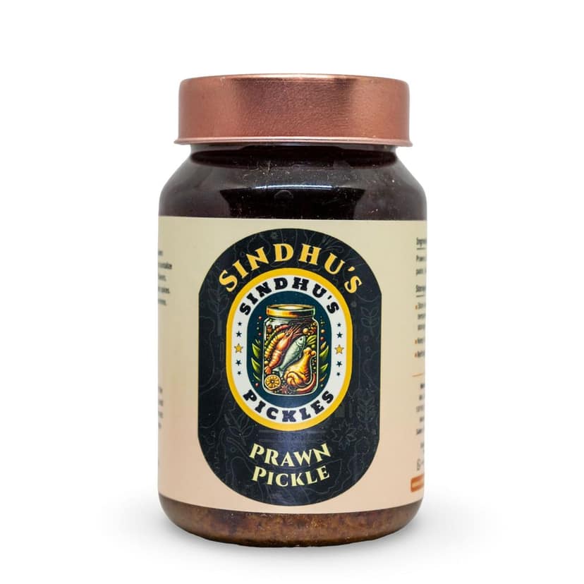 Sindhu's Prawn Pickle, Indian Seafood Delicacy, Homemade Pickle