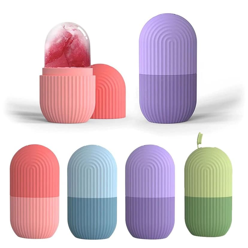 Trendzie Care Ice Roller for Face,Eyes And Neck Skin Reusable Facial Tool for Glowing & Tighten Skin (Multicolors) view 3