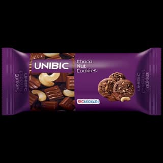 Unibic Choco Nut Cookies, 75 G Carton