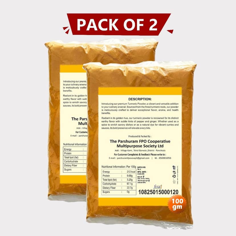 Haldi powder (100 gm) pack of 2 view 3