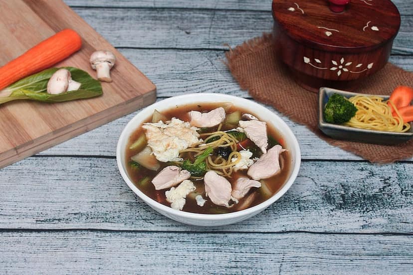 Chicken mongolian soup