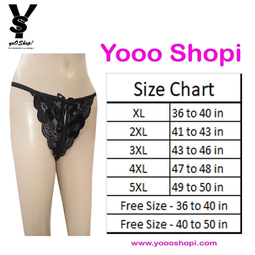 Yooo Shopi Panty Net Lace Women Girls Combo Pack 2 view 3