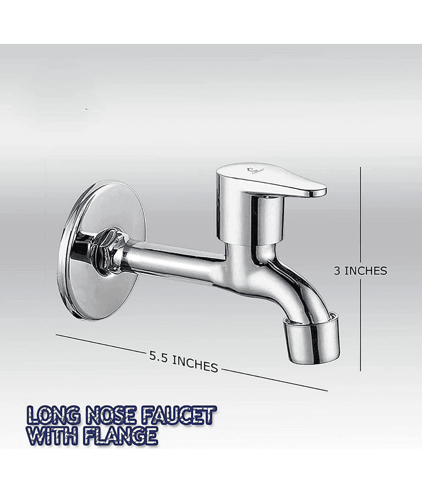 Bathfax Steel Bathroom Tap (Bib Cock) view 2