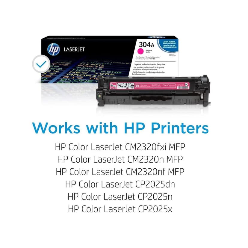 HP 304A Magenta Original LaserJet Toner Cartridge (CC533A) view 4