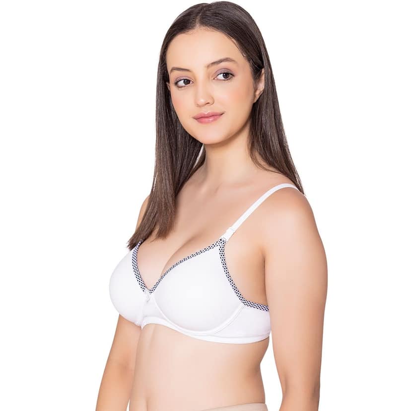 Bodycare cotton spandex wirefree adjustable straps seamless padded bra-6752B view 2