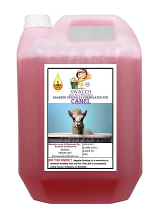 Swacch Shampoo Specially Formulated for Camel (5 Litre) Jasmine