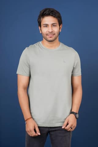 Men's Sage Pima Cotton Crew Neck