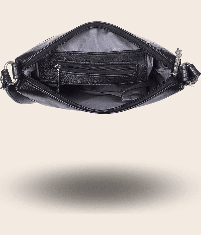 Blubags Sling Bag PU Set of 1 ( Black ) view 2